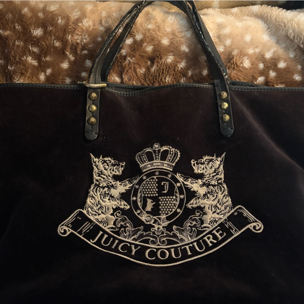 Juicy Couture vintage scotty dog totebag